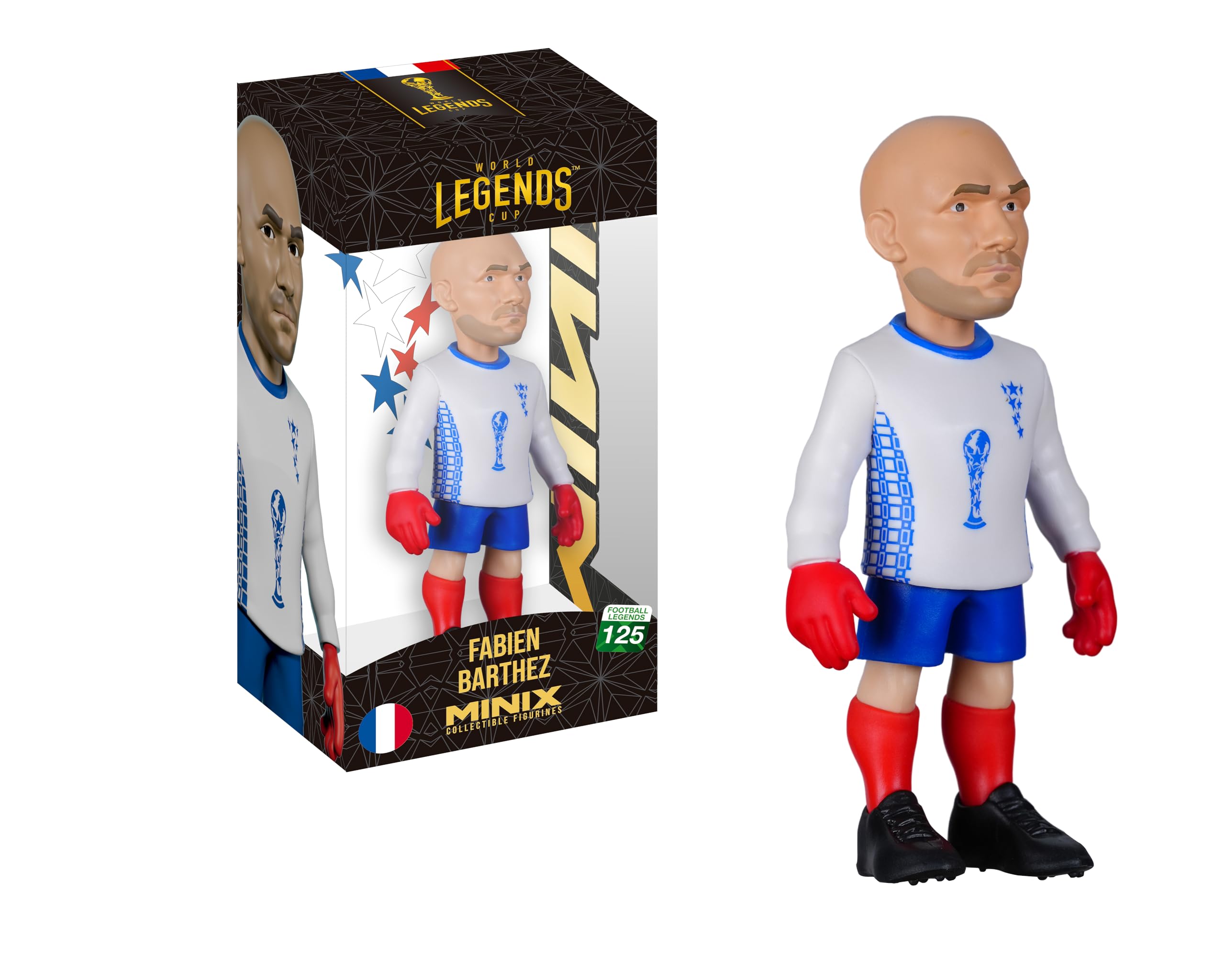 MINIX - Football Legends - Mistrzostwa Świata Legends #125 - Francja - Barthez - Figurka kolekcjonerska 12 cm