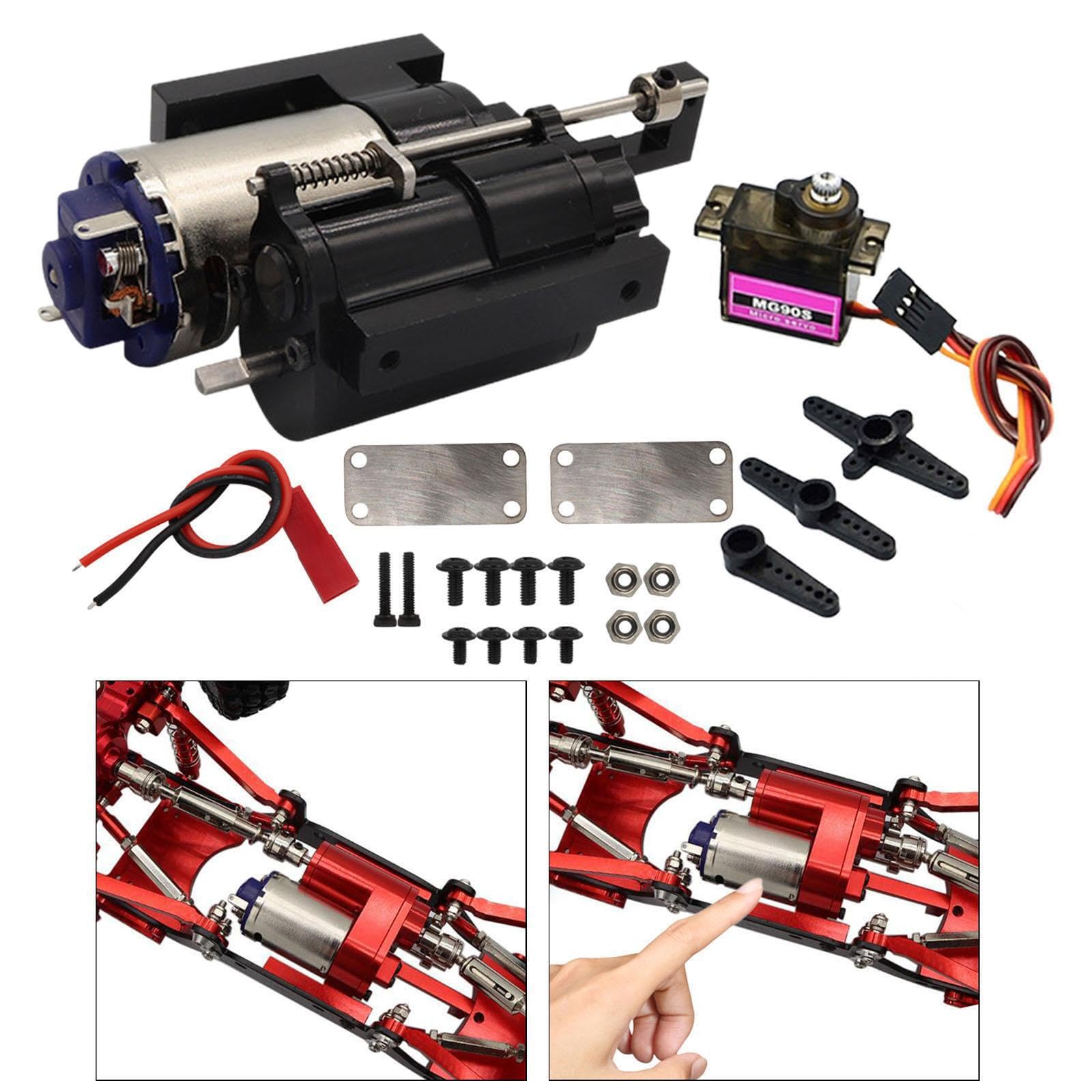 Parti di auto RC di facile installazione con supporto motore in metallo e accessorio di aggiornamento della trasmissione per hobbisti 1/12 112