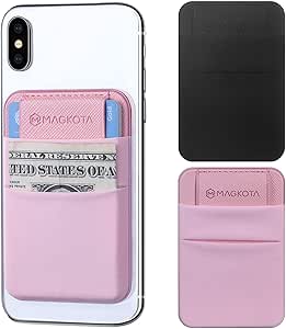 Lot De 6 Porte-cartes Adhésifs Universels Pour Téléphone - Couleurs Vives (violet, Rose, Vert...)