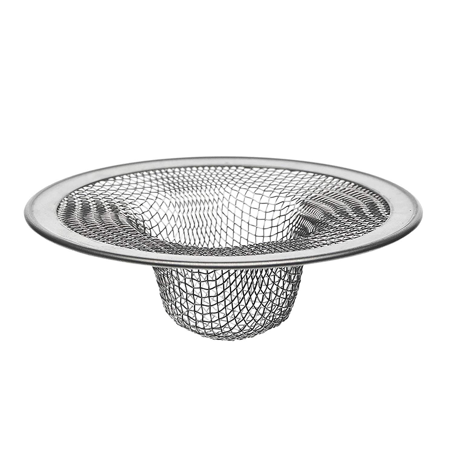 2-Pack Kitchen & Bathroom Sink Drain Strainers I 2.75 & 2 Inch Bathroom Drain Hair Catcher & Kitchen Sink Strainer I Kitchen Sink Stopper Drain Cover I Best Strainers for Kitchen Sink Strainer Basket 2