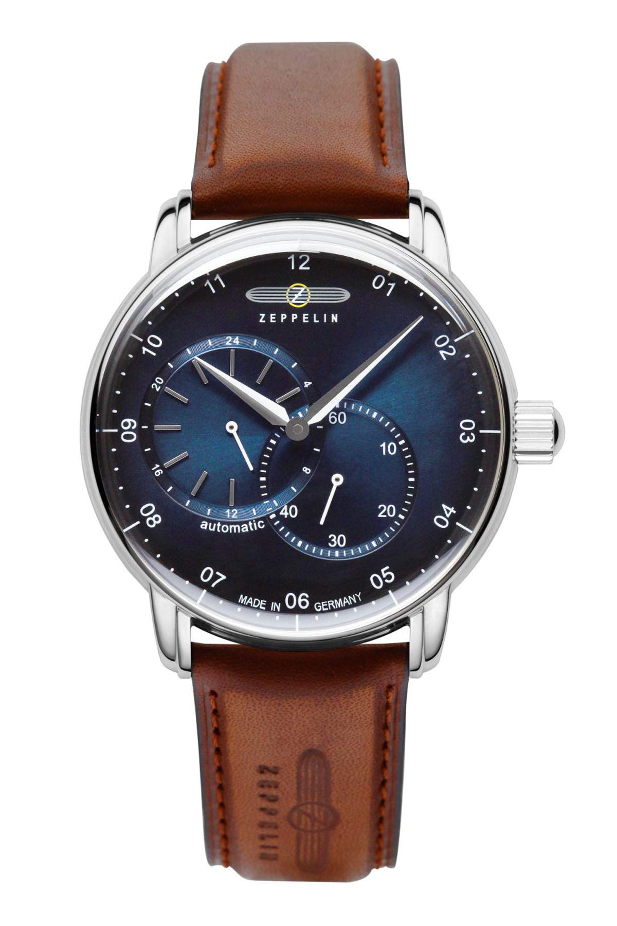 Zeppelin Orologio da uomo 8662-3, cinturino, Cinghia