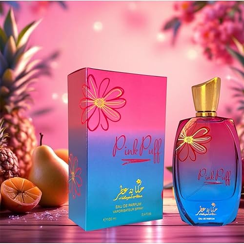 Miniatura 4 de PinkPuff Eau De Parfum, 3.4 onzas líquidas, fragancia floral Gourmand, Unisex
