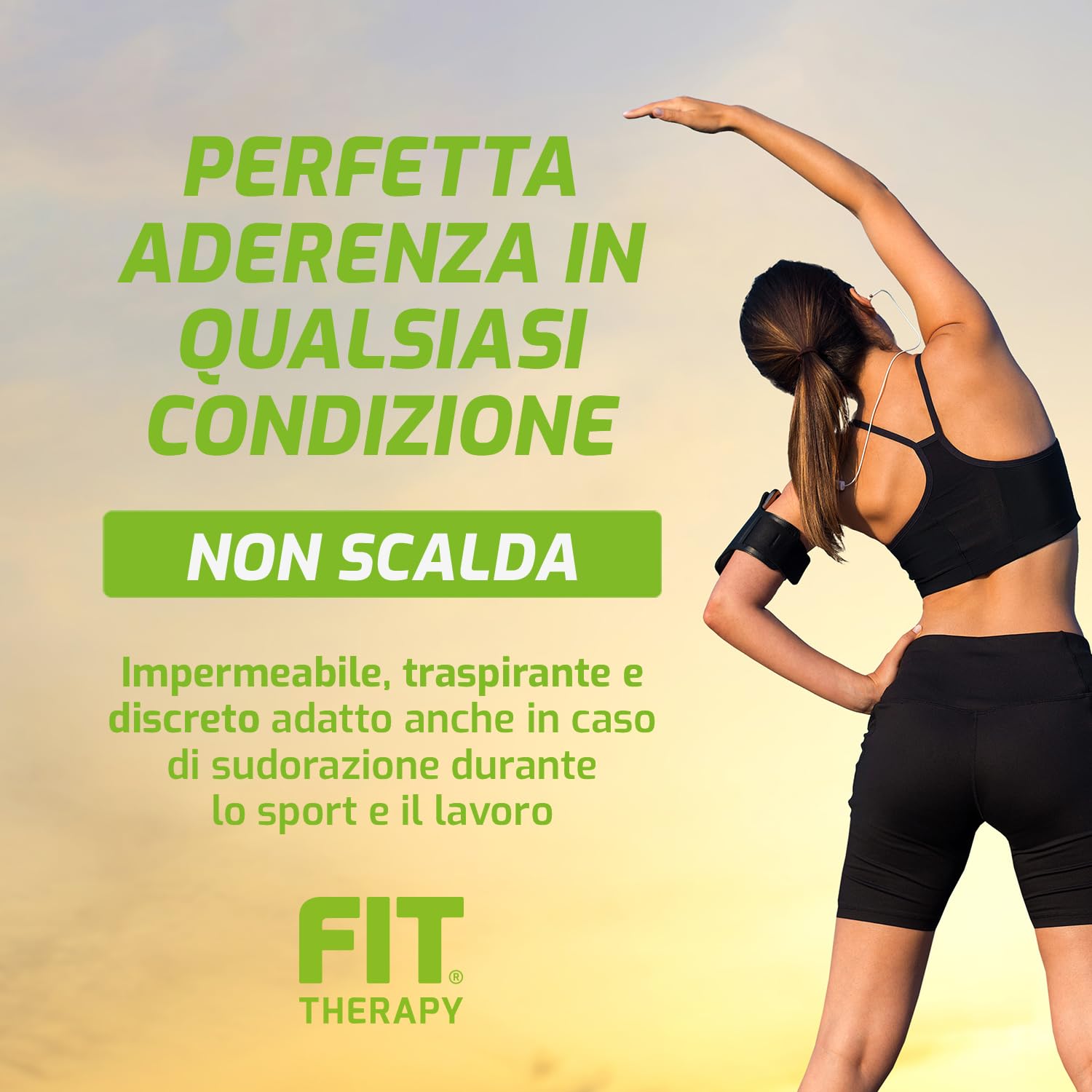 FIT Therapy – Cerotti Antidolorifici e Antinfiammatori Gomito - Per Epicondilite, Tendinite, Borsite, Artrosi - NON SCALDA, Impermeabile, Senza Farmaci, Dura 5 Giorni (10 Cerotti)
