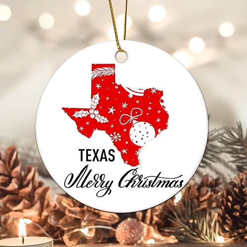 Miniatura 9 de Evans1nism Adorno de Navidad del estado de Vermont, recuerdo de la ciudad, recuerdo de cerámica, orgullo estatal, vacaciones, adorno de impresión de