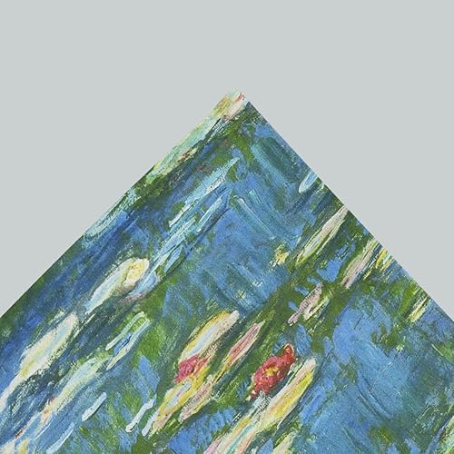 Miniatura 6 de Wall Tapestry Water Lilies Monet Flowers Decoration Wall Hanging Tapestry 90 x 60 Inch