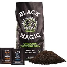 Black Magic Living Soil Kit, Organic Potting Soil, Microbes & Nutrients