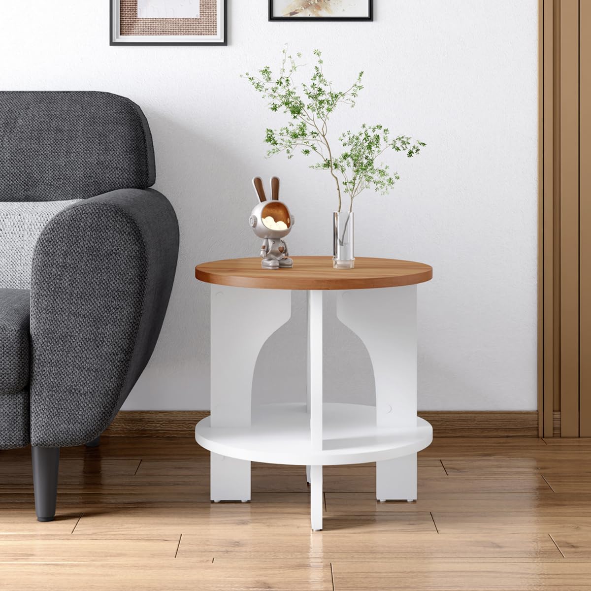 Interio by Godrej Corner Table Osaka Engineered Wood Corner Table