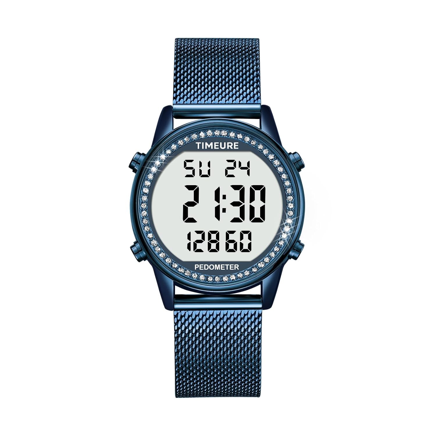 Women’s Step Counter Pedometer Watch, No App