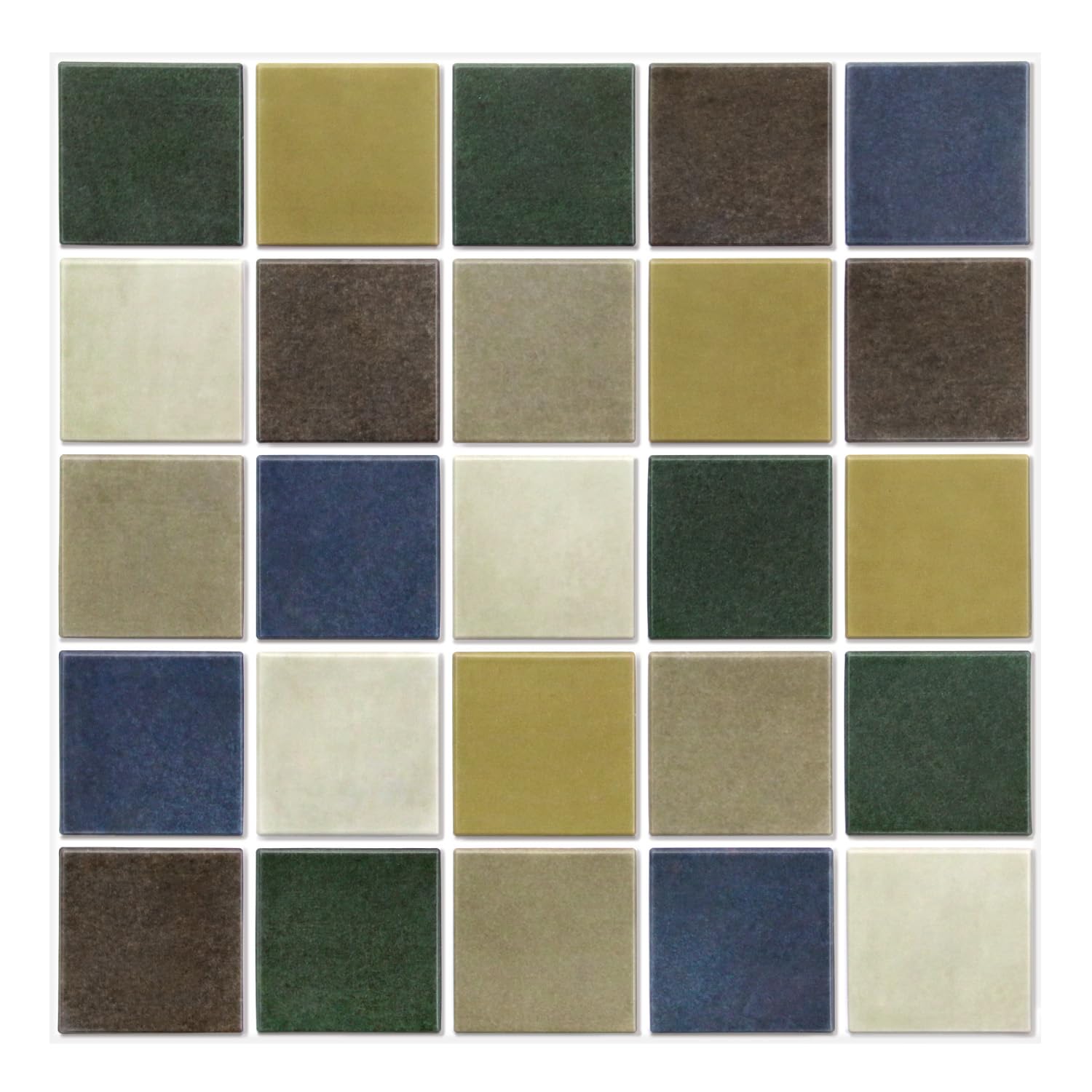 Commomy Fliesenaufkleber Klebefliesen Küche Bad, 10 Stück, 30 x 30 cm, Matt PVC 3D Fliesen Selbstklebend, für Küche, Bad, Metro Wand Fliesendekor