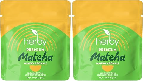 Herby Premium Matcha Mango Aromalı (2 paketi)