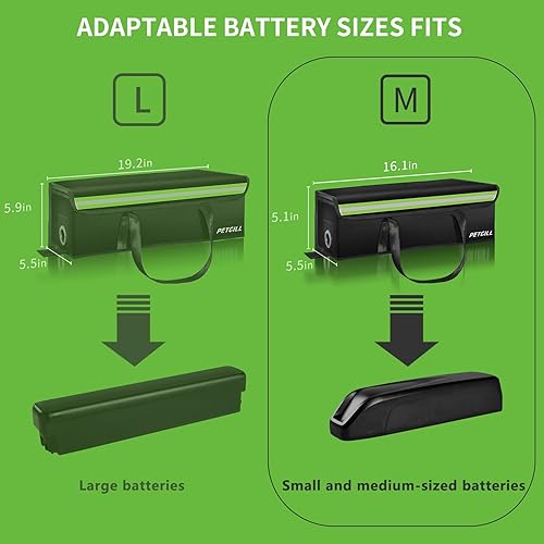 Miniatura 2 de Bolsa de seguridad para baterías de E-Bike a prueba de explosiones, bolsa de lipo ignífuga de gran capacidad para carga y almacenamiento de baterías
