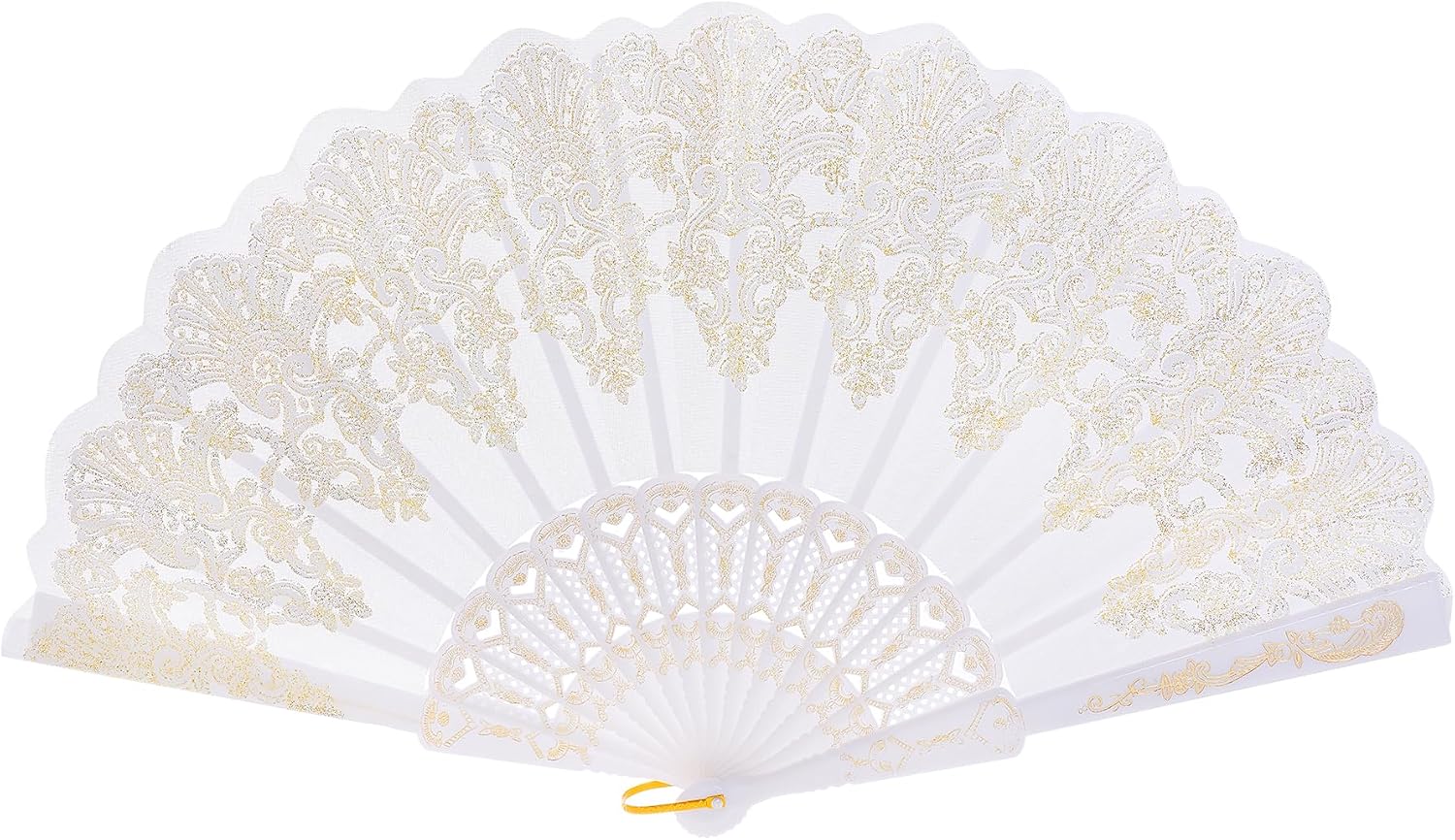 choyaxo Folding Hand Fan Handheld Chinese Folding Fan for Women Wedding Decoration Dancing Party