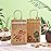 Juvale Brown Paper Gift Bags with Handles - 24-Pack - 5.3 x 3 x 8.5 in - Reusable Grocery & Retail Shopping Totes - Party Favor & Goodie Bags