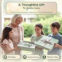 Vista 7 de ISEO Molinillo de viento de corazón plateado para patio y jardín, decoración colgante al aire libre, decoraciones de porche y patio, resistente a