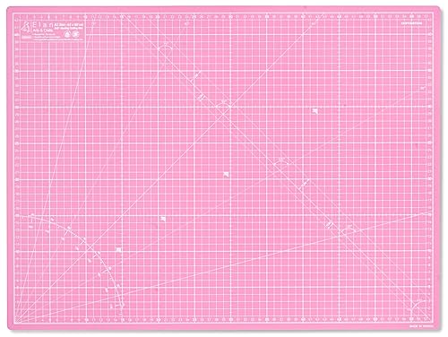 Elan Tapis de Découpe A2 Rose, Tapis de Coupe Auto-cicatrisant