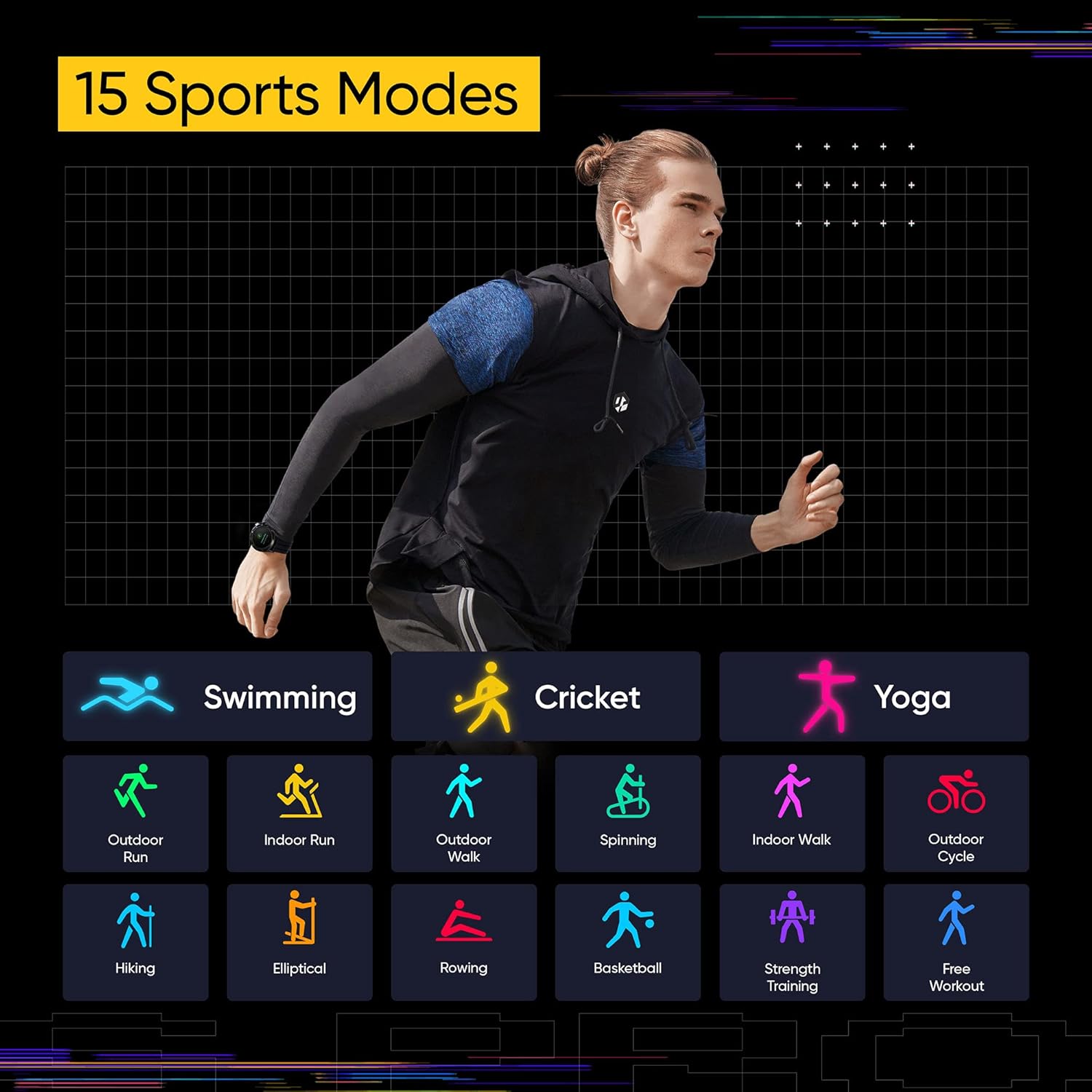 realme watch s pro rma186 1 39 amoled display water resistant black