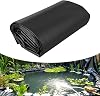 Pond Liners EPDM 15x15 FT - 45 Mil UV Resistant Preformed Pond Liner Easy Cutting, Safety Material, Versatile Applications for Natural Outdoor Ponds, Waterfalls, Fish & Koi Ponds, Water Gardens, Black