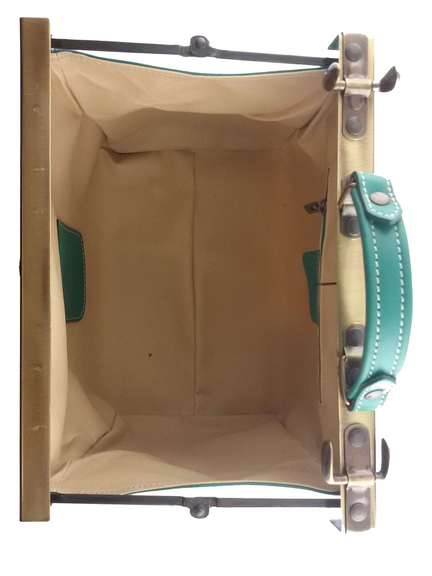 Dream Leather Bags Made in Italy toskanische echte Ledertaschen Leder Arzttasche, 2 Seitentaschen Farbe Schwarz - Italienische Lederwaren - Aktentasche