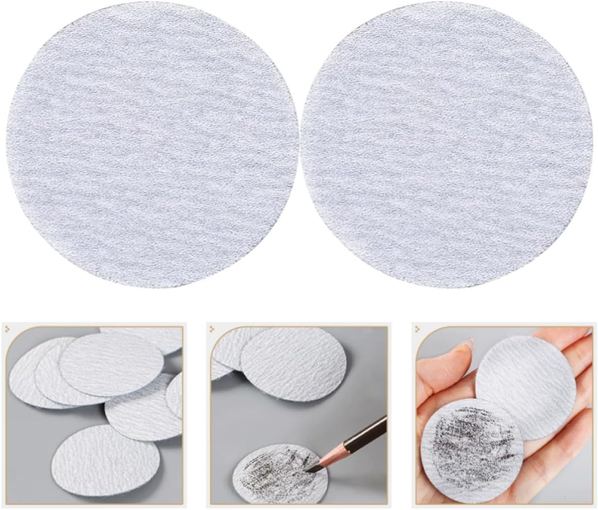 20pcs Eyebrow Pencil Sanding Pads Nail Buffing Blocks Pencil Sharpening Tool for Artists and Students Sketch and Eyeliner Maintenance
