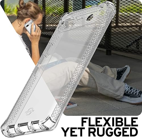 Miniatura 3 de ITSKINS Spectrum // Transparente compatible con Google Pixel 6A, funda protectora para teléfono, funda híbrida delgada, antiamarilleamiento y