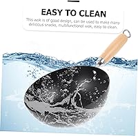 Vista 4 de Utensilios de cocina antiadherentes Mini Wok pequeños utensilios de cocina para estufa, fácil de limpiar, utensilios de cocina multifuncionales