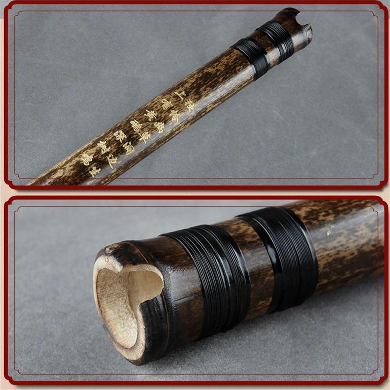 Bambusflöte Shakuhachi 54 Cm Bambusflöte D-Tonart Shakuhachi 5 Löcher Holzmusikinstrumente Bambusflöte Holzblasinstrument
