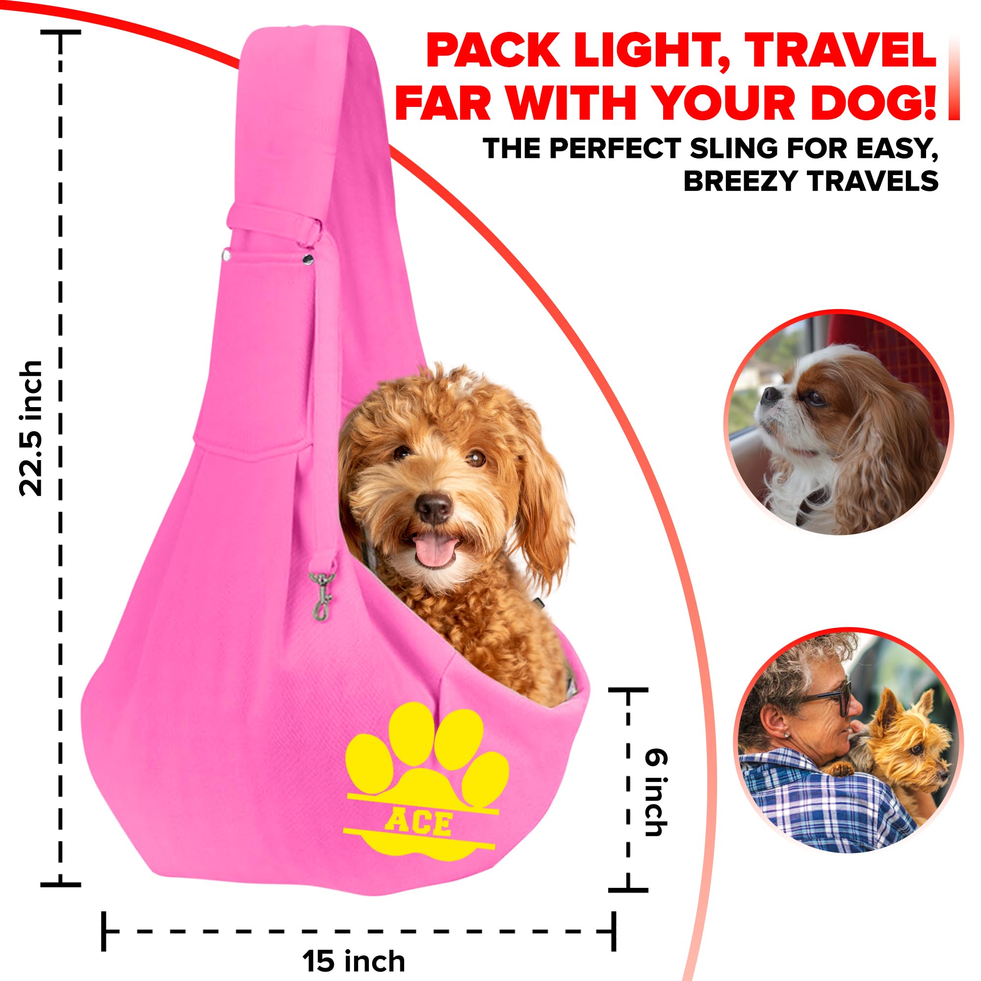 Dog Sling Carrier Teacup Puppy Carrier Dog Backpack Carrier Cloak