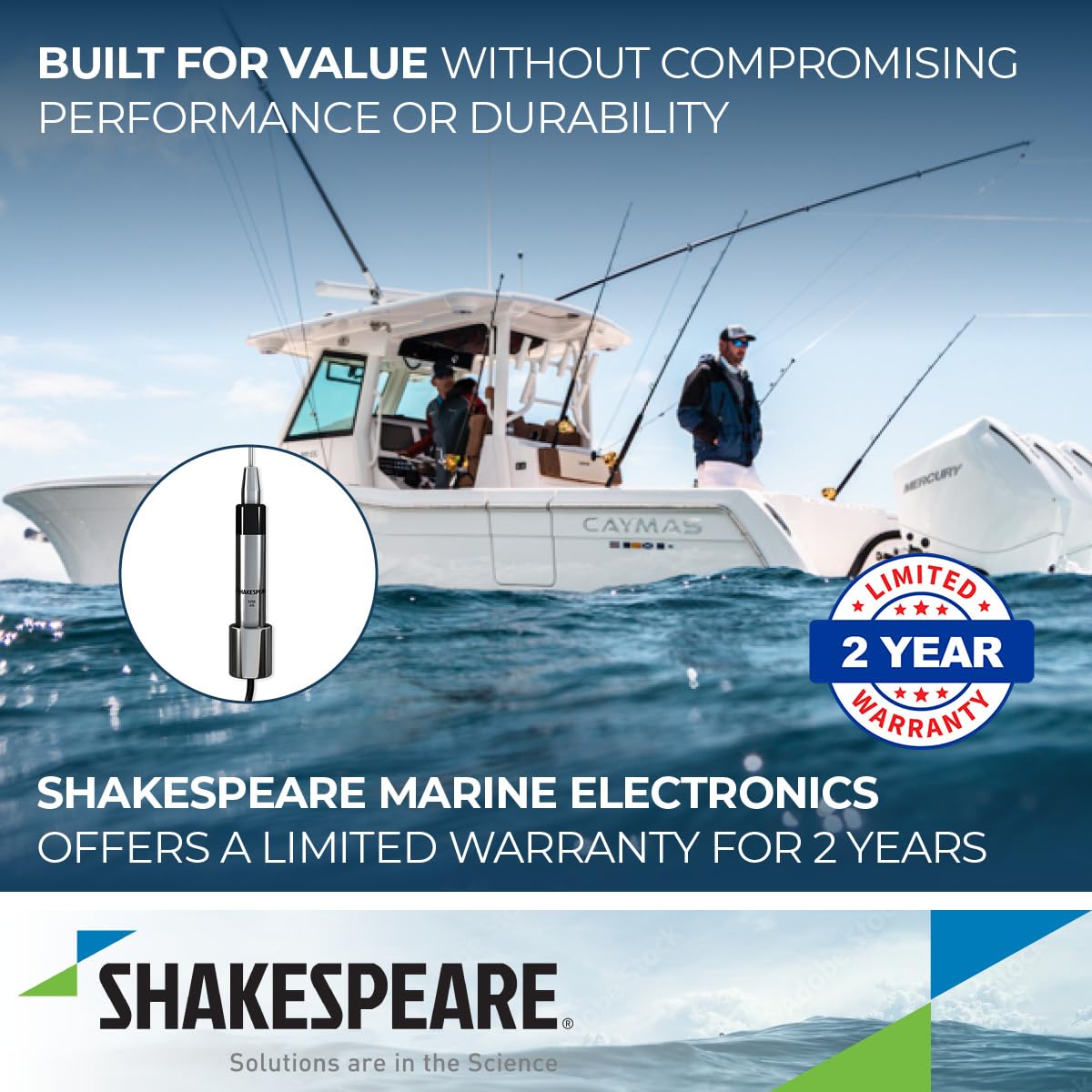 Shakespeare Antenne AIS Whip avec câble