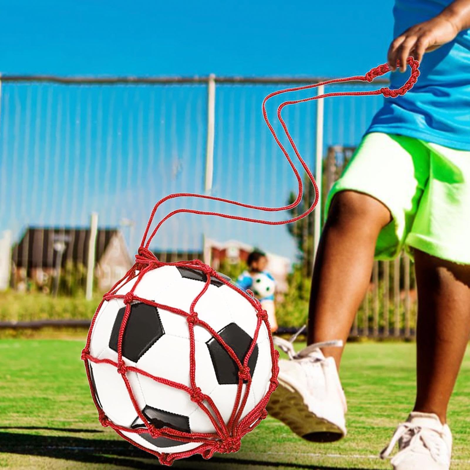 Mesh Ball Bag Nylon Drawstring 1 Ball Carrier Soccer Football Volleyball Storage Net Balls Bag Multifunctional Sports Holder