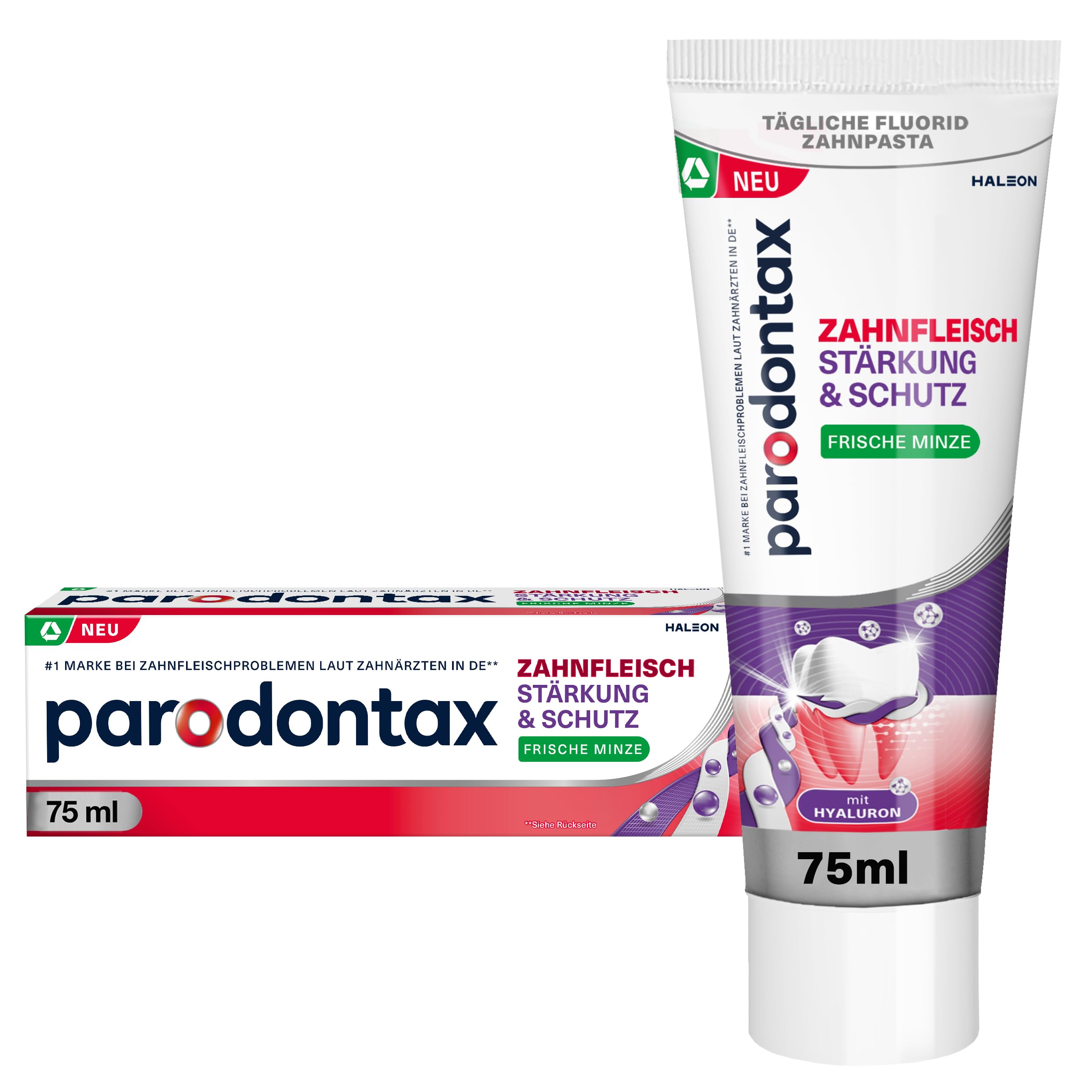 Zahnpasta parodontax Zahnfleisch Stärkung & Schutz, 75 ml