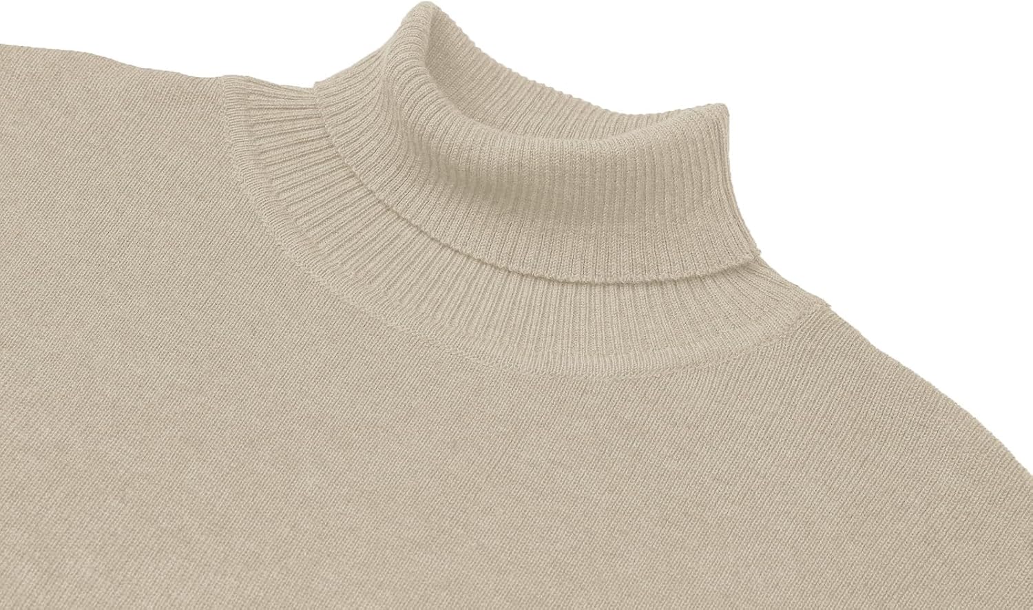 SANGTREE Women's Turtleneck Sweater Soft Warm Stylish Knit Pullover for Fall Winter Elegant Long Sleeve Sweater Top - Image 5