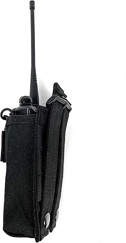 Miniatura 4 de X-FIRE Bolsa MOLLE portátil compacta lavable para radio o soporte para cinturón de servicio. No fabricado en China.