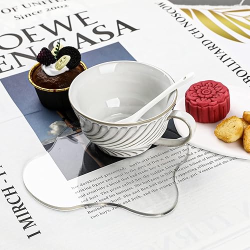 Miniatura 4 de Posavasos de acrílico, posavasos transparentes para escritorio, posavasos de acrílico para escritorio, costa irregular transparente, posavasos de