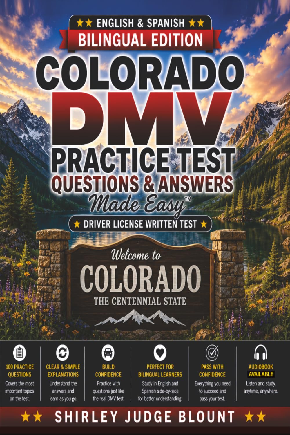Colorado DMV English Test Made Easy™: Driver’s License Written Test Study Guide with Practice Questions | English & Spanish Edition