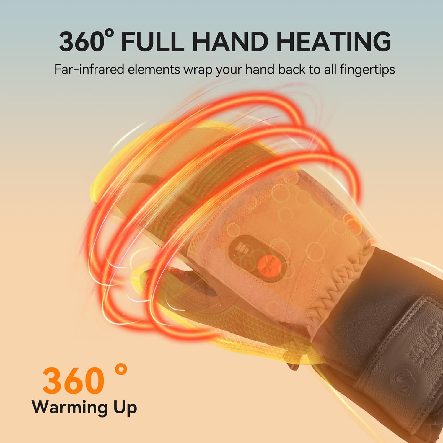 SAVIOR HEAT Heated Ski Mittens 3-Finger Gloves Electric Rechargeable Battery Mitts for Men Women Kids Winter Snowboard Motorcycle Skating Camping Hunting