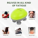 SUPERSTUD Scalp Massager For Hair Growth || Rechargeable Electric Head Massager with 3 Speed Modes | Head Scratcher for Stress Relief, Relaxation & Deep Clean gallery image