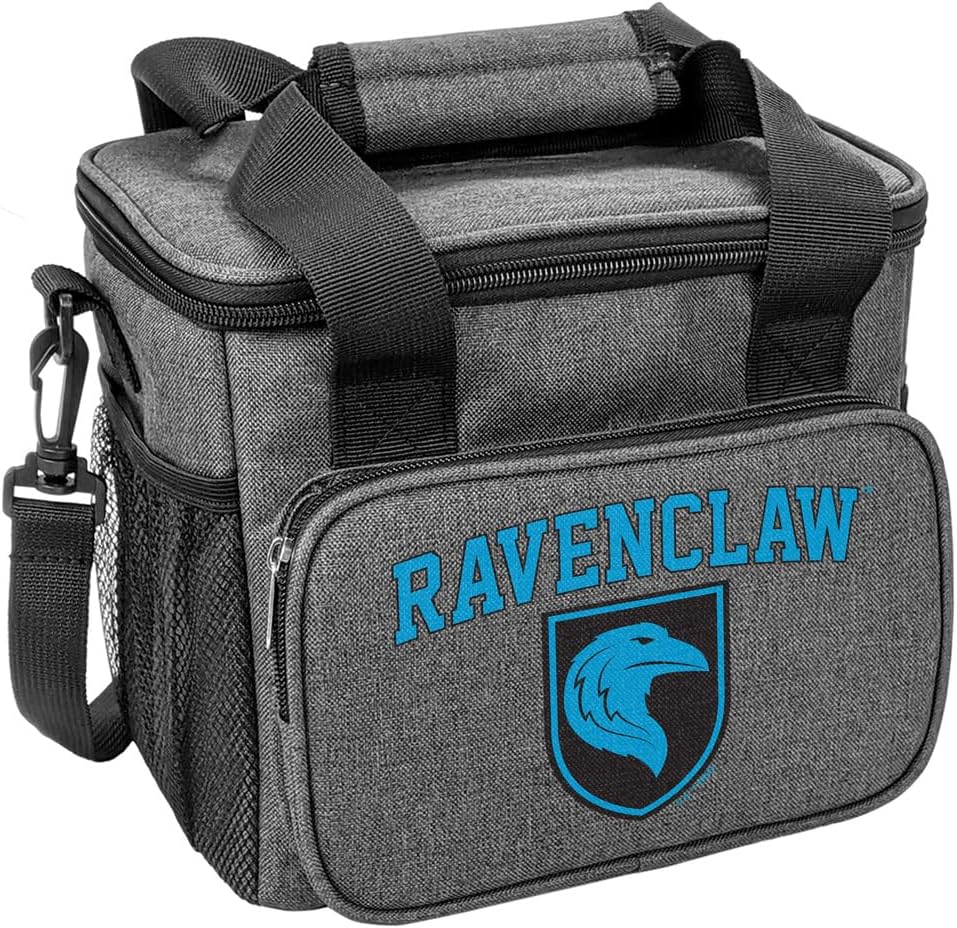 Popfunk Harry Potter Ravenclaw Arch Soft Insulated Cooler Bag, Large Lunch Bag, Lightweight, Thermal and Reusable for Office, Picnic, Beach