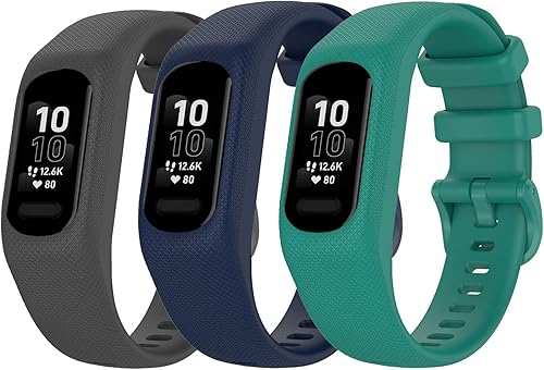 Miniatura 1 de Correas de reloj compatibles con Garmin Vivosmart 5 bandas de repuesto para Vivosmart 5 para mujeres y hombres