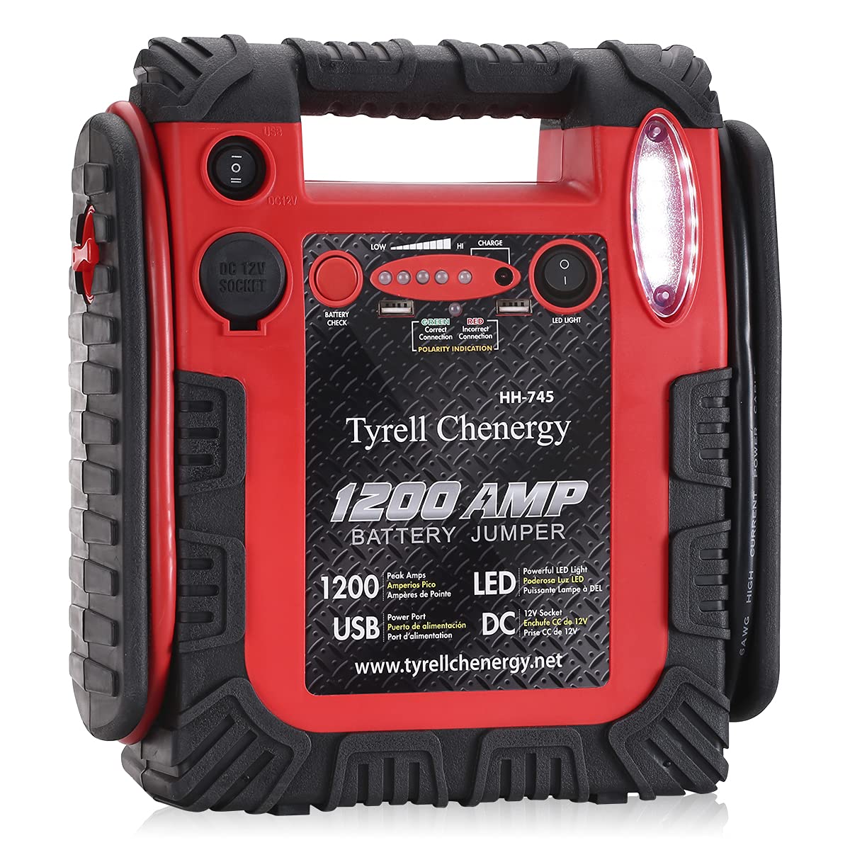 acetek 1200 Amp Car Jump Starter 