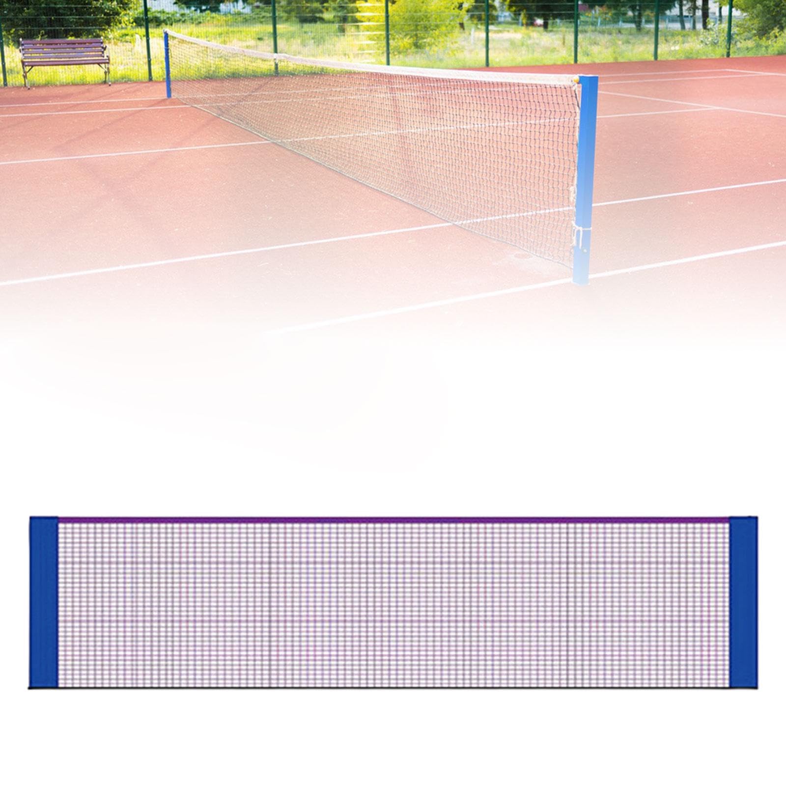 Filet De Badminton/pickleball/volley – Polyester, Portable, Sans Poteaux, Pour Enfants Et Adultes