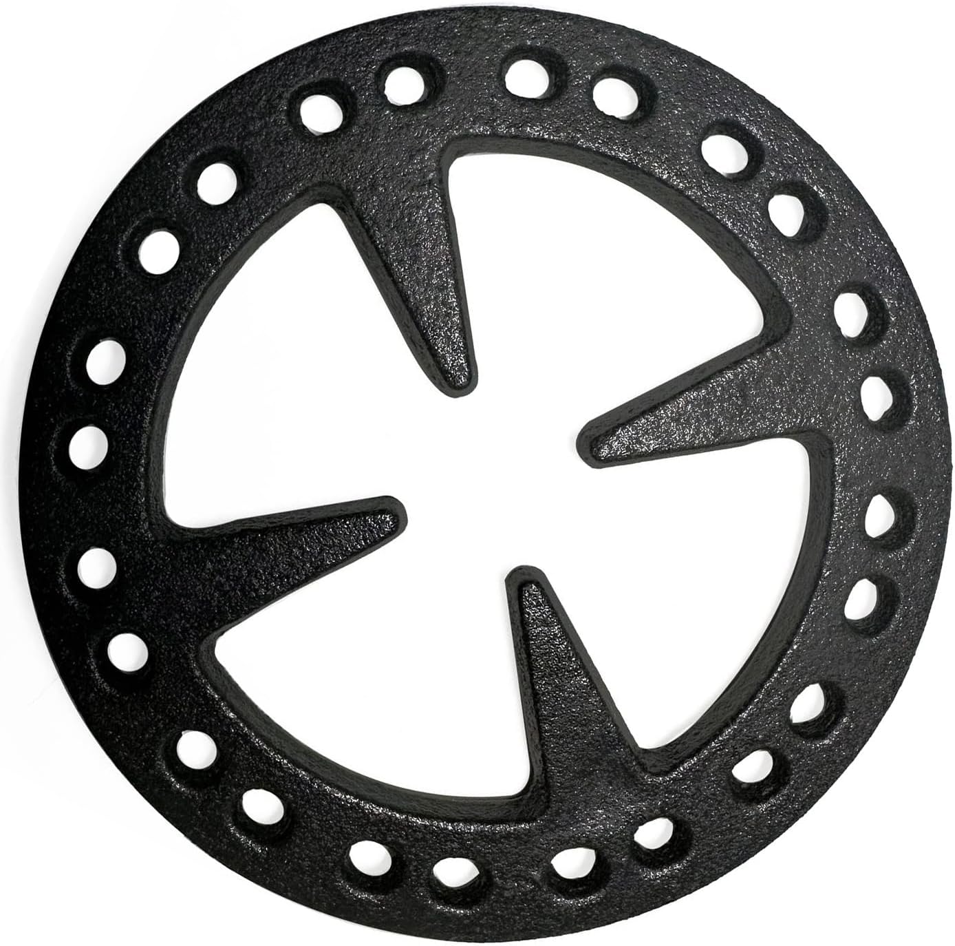 METER STAR 5" Cast Iron Gas Ring Reducer - Flat Stand for Turkish Coffee Maker, Coffee Maker, Mocha on Gas Stoves