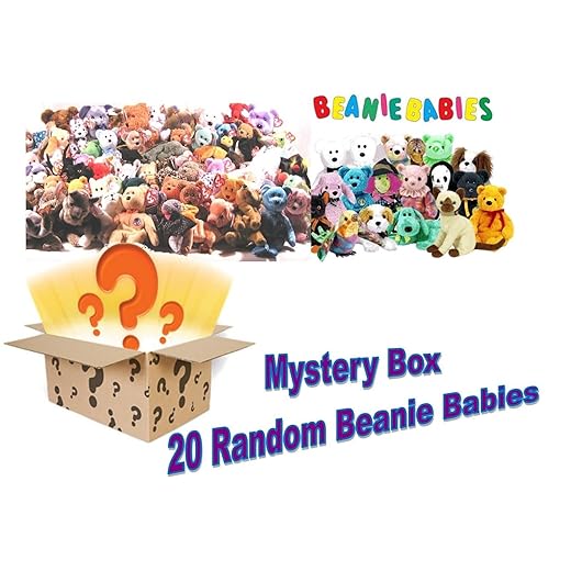 Lot of 20 Randomly Assorted NEW Ty Beanie Babies - Great Mix of Different Types of Animals