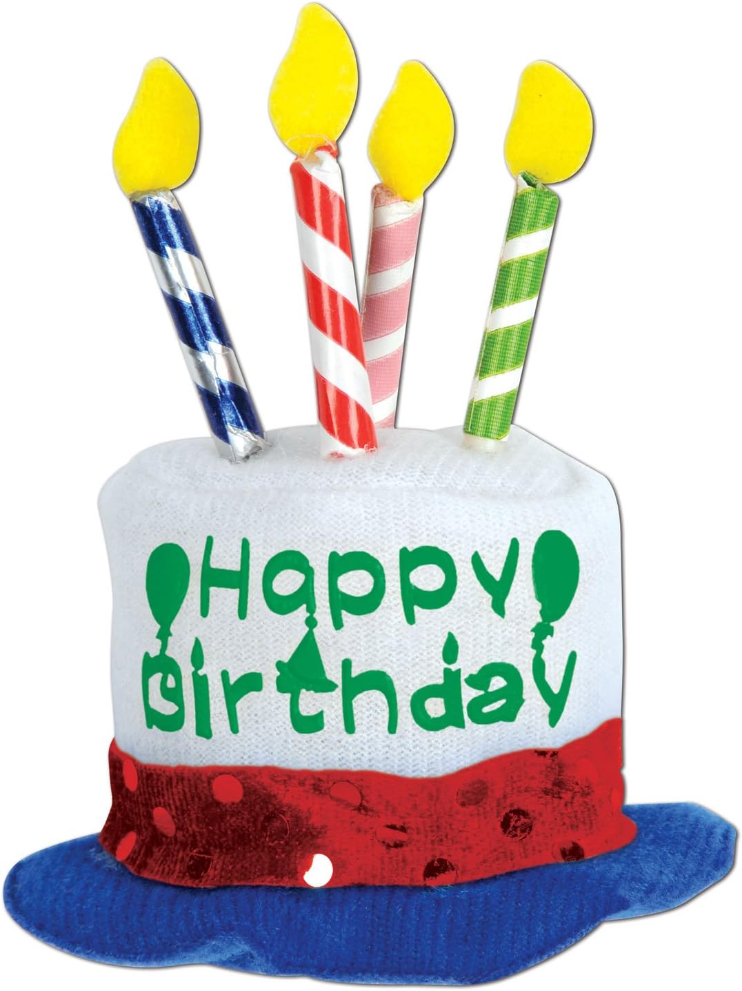 Beistle Happy Birthday Cake Hair Clip, Multicolored