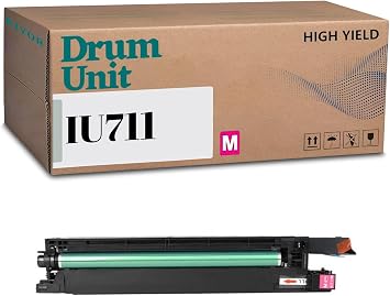 Compatible Imaging Unit Replacement for Konica Minolta DR-711K IU-711Y IU-711M IU-711C Work for Bizhub C654 C654e C754 C754e Printer 1Magenta