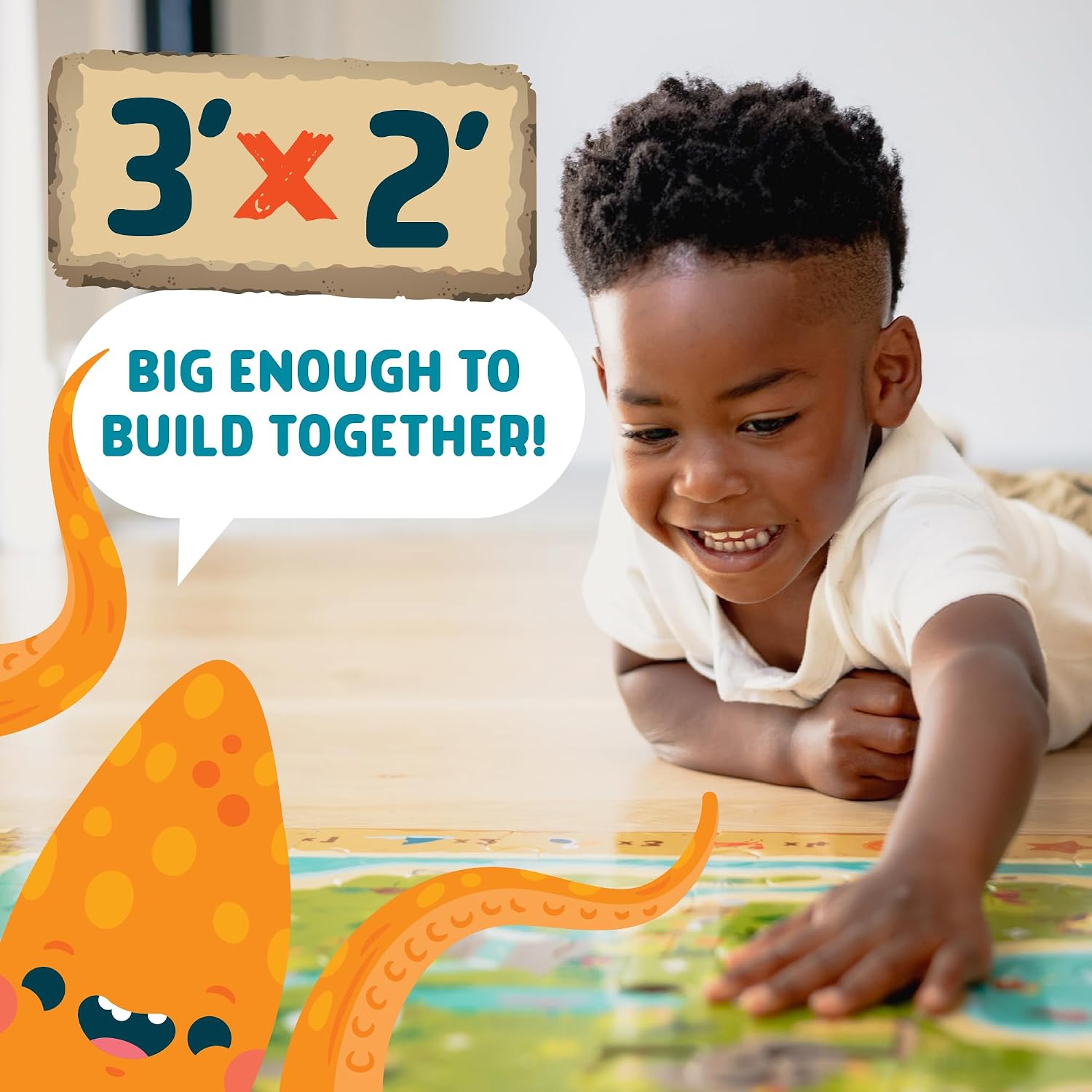 C&R C&R 50pc Giant Seek & Find Floor Puzzle - Treasure Hunt image 5