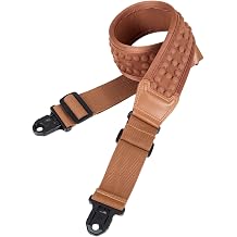 Auto Lock Guitar Strap,Adjustable Straps with Thickened Cushion Pad for Acoustic Electric Guitars/Bass Guitar Strap