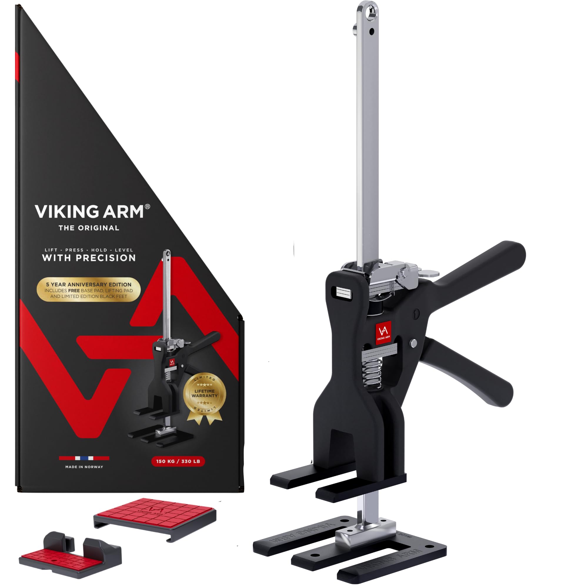 VIKING ARM - Herramienta de montaje con una sola mano de edición limitada, para realizar trabajos pesados con una sola persona | Herramienta de montaje herramienta de elevación