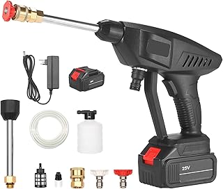 Z-Life 435 Psi Nettoyeur Haute Pression Portable Rechargeable Pompe De Lavage sans Fil Voiture Laveuse Machine Haute Pression Buse Tuyau Nettoyeur Pistolet À Eau
