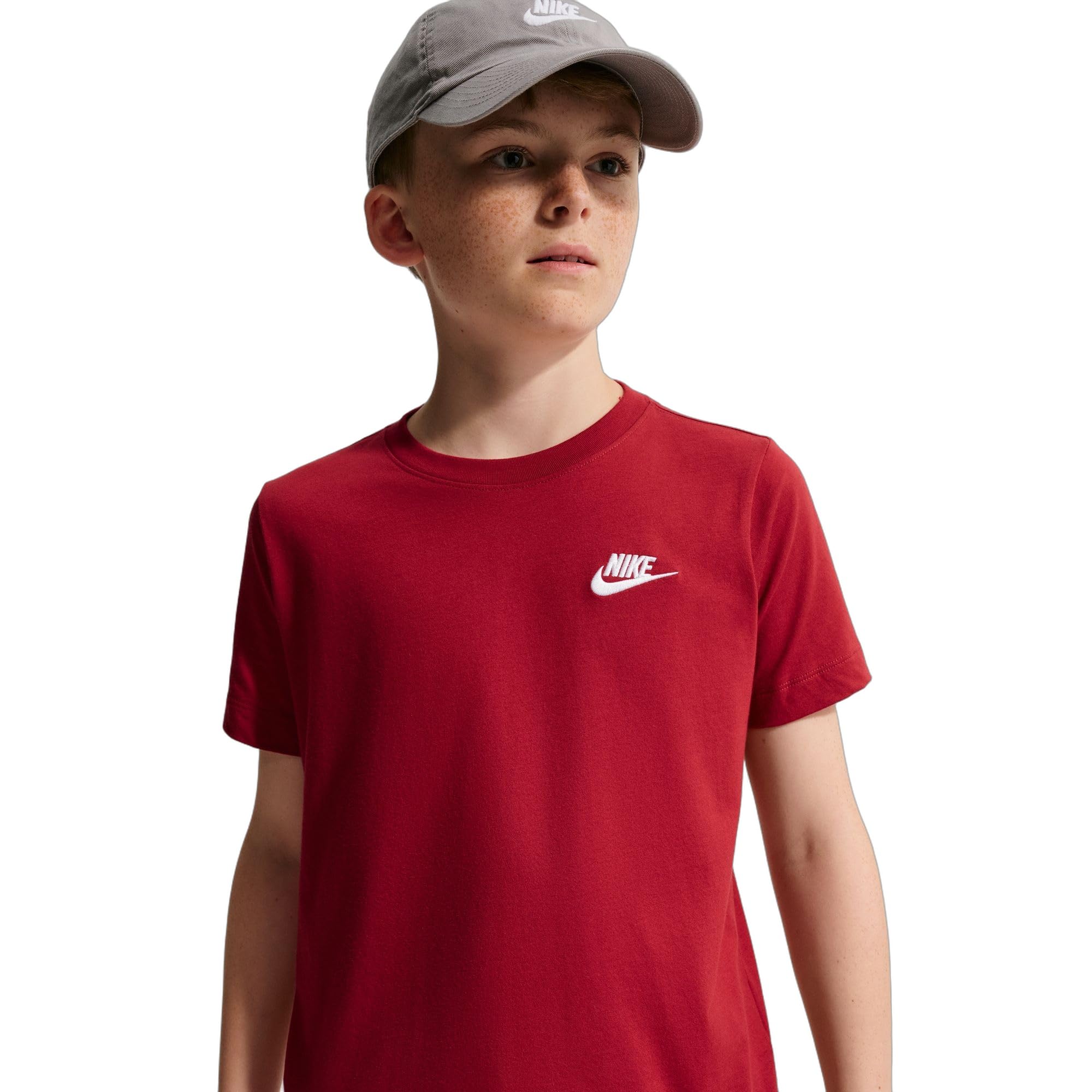 Unisex Big Kids' Sportswear Club T-Shirt - Boys and Girls