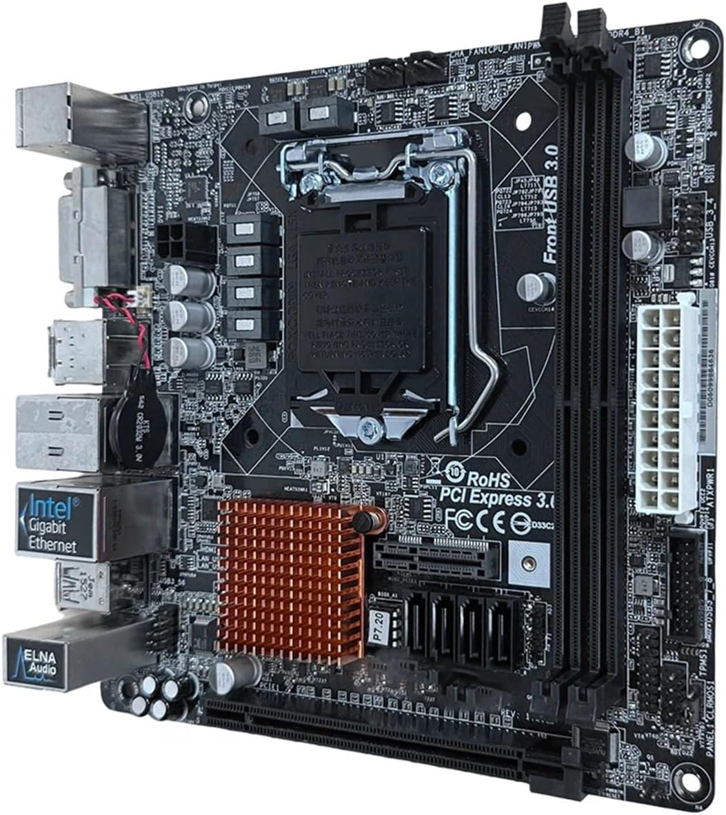Motherboard Fit for ASRock Z170M-ITX/AC Motherboard LGA1151 Support Core I3-6100 I5-6500 I7-6700K CPU DDR4 3200MHz M.2 HDMI Mini-ITX Z170 Mainboard